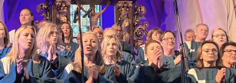 Gospelchor Trautskirchen bei einem Auftritt